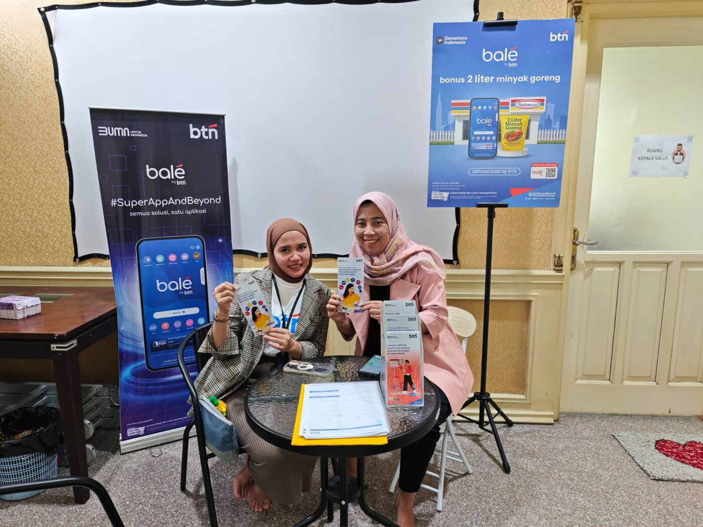Tim Bank BTN promosi balé app di Salut Etam Betuah