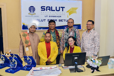 Tim Salut Etam Betuah pada peresmian kantor